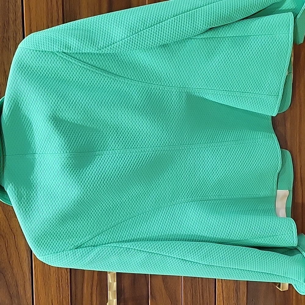 Nina Mclemore Pique Green Jacket - Picture 2 of 6